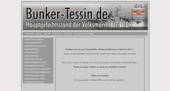 Desktop Screenshot of bunker-tessin.de