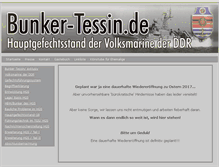 Tablet Screenshot of bunker-tessin.de